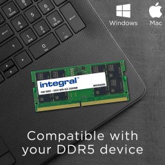 Integral 8Gb Laptop Ram Module Ddr5